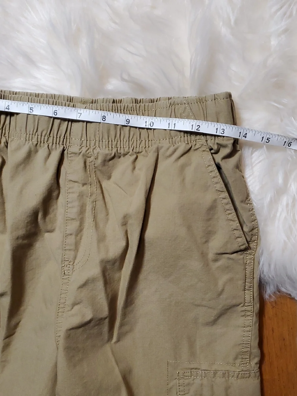 Place lightweight khaki